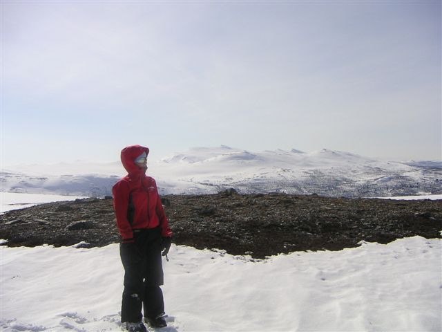 En liten tur en kall dag.. Foto: Mattias. Åkare: Maria.