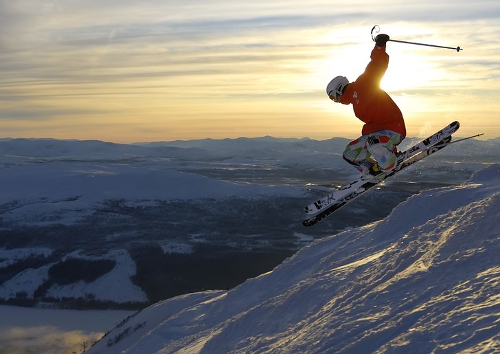 20+ på toppen, 20- i dalen. Foto: Lars Häreblad. Åkare: Max Hemmingsson.