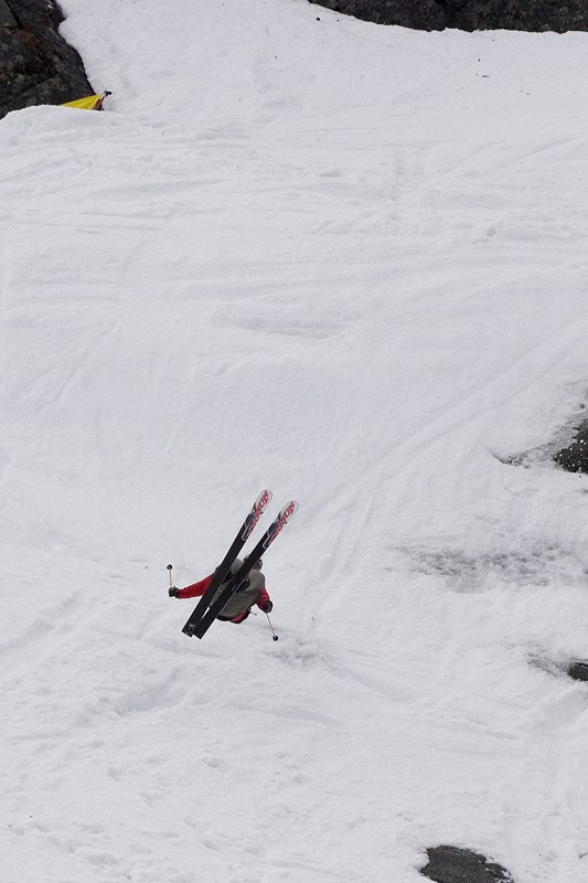 Foto: Johan Hellman. Åkare: Sverre Liliequist gör en snabb speed check....