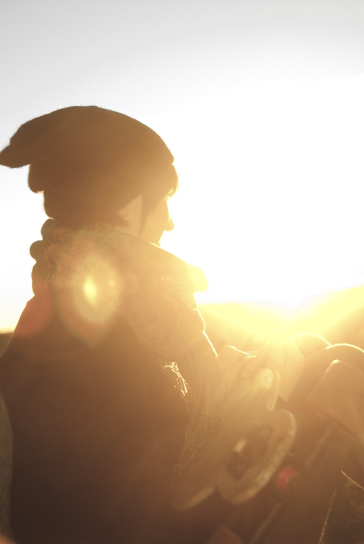 Dygnade och fotade soluppgången.. sjukt vare. Foto: Mikael Bergsten. Åkare: Emma Merisaari.