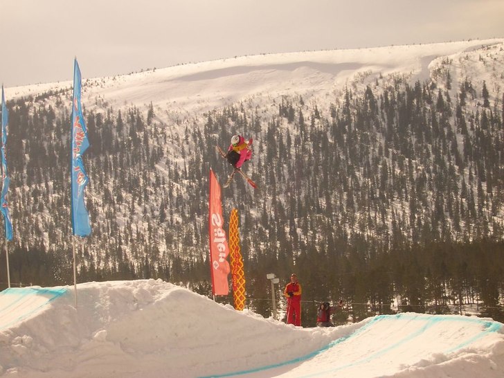 Emil Forss på Cloetta Big Air Finalen i Tandådal. Foto: Christian Eriksson. Åkare: Emil Forss.