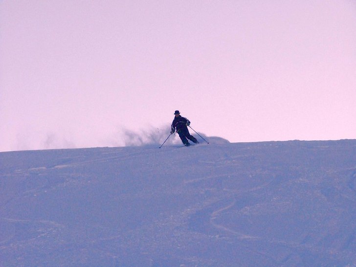 Offpist i ramundberget topp 1031. Foto: Ulf Ackmer. Åkare: Mats Rosén.