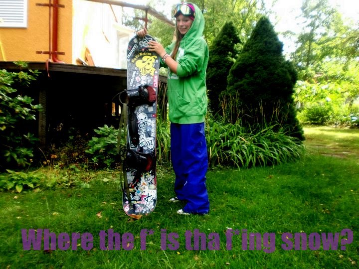 Snö nu tack.. Foto: Karin Eriksson (självutlösare). Åkare: Karin Eriksson.