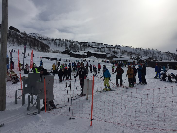 Knallfin dag
Haukelirennet Alpin arrangeres, strå.