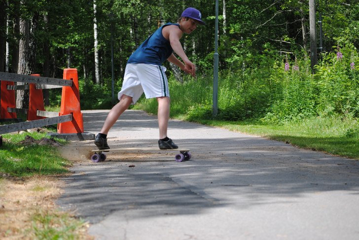 Slide !. Foto: Phillip Harbrecht. Åkare: Sebastian Hjälmeby.