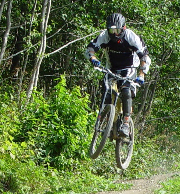 Downhillpremiär för mig.... Foto: Micke Andersson. Åkare: Jon Håkansson.