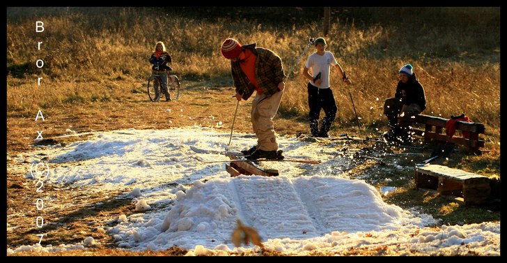 bror fotar med stil, . Foto: Bror Ax. Åkare: Björn Daniels.