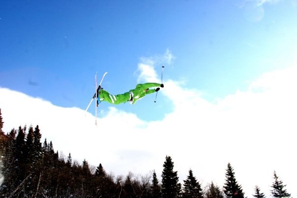 Carl fick en bra bild i bräcke på sportlovet.
. Foto: Carl Svedberg. Åkare: Sebbe.