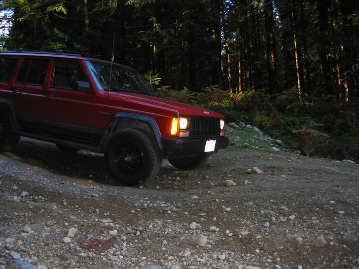 Haer aer vaar Jeep Cherokee, som aer till salu..