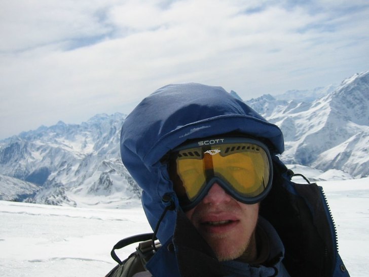 På 4800 möh. Foto: Fredrik Persson. Åkare: Fredrik Persson.