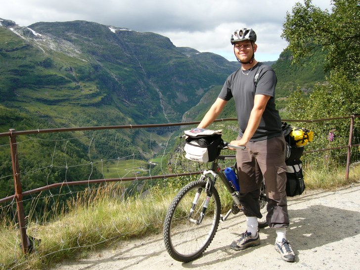 En bild från min cykelsemester i Norge denna somm. Foto: En tysk jag träffade.