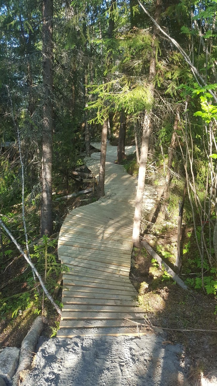 Sykkelløype
Skisesongen er over og sykkelsesongen.