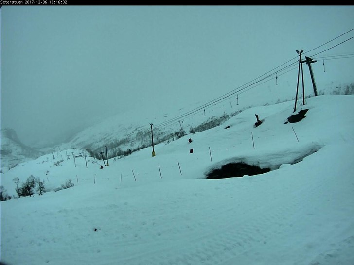 Fremdeles vinterlig, og bedre skal det bli...
I mo.