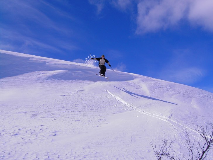 Var ute o hetsade skoter en dag o såg ett nice st. Foto: Johan Neiström. Åkare: Robin Nyzell.