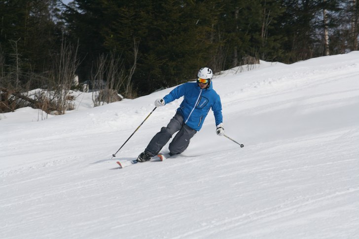 Ledig förmiddag från kontoret firas med lite tel. Foto: Stefan Hultquist. Åkare: Patrik Jansson.
