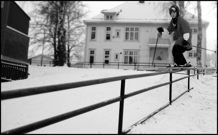 handrail. Foto: Billie Thoreus. Åkare: Simon Anåker.