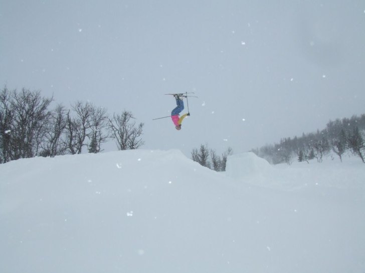 En bakis.. Foto: Sanna. Åkare: Andreas.