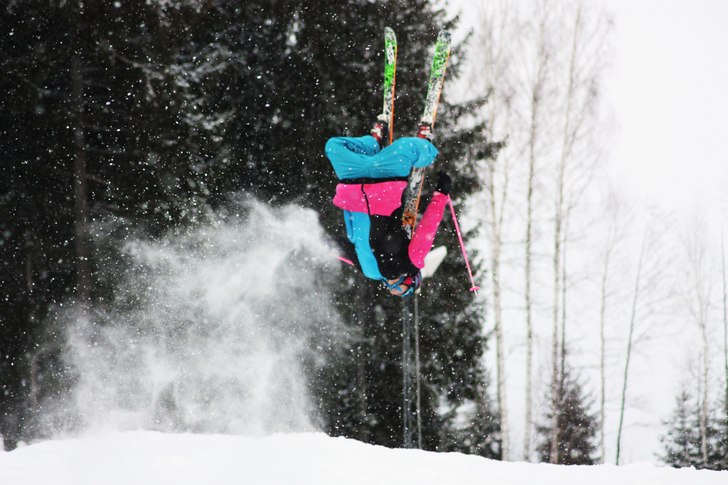 B-flip! ;D. Foto: Felicia Yderbo. Åkare: Joseph Jansson.