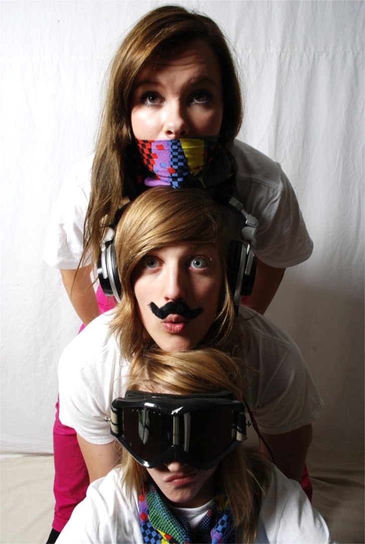 Speak no evil, hear no evil, see no evil. Foto: Ann karin Bjerke. Åkare: Tine, Cal och jag!.