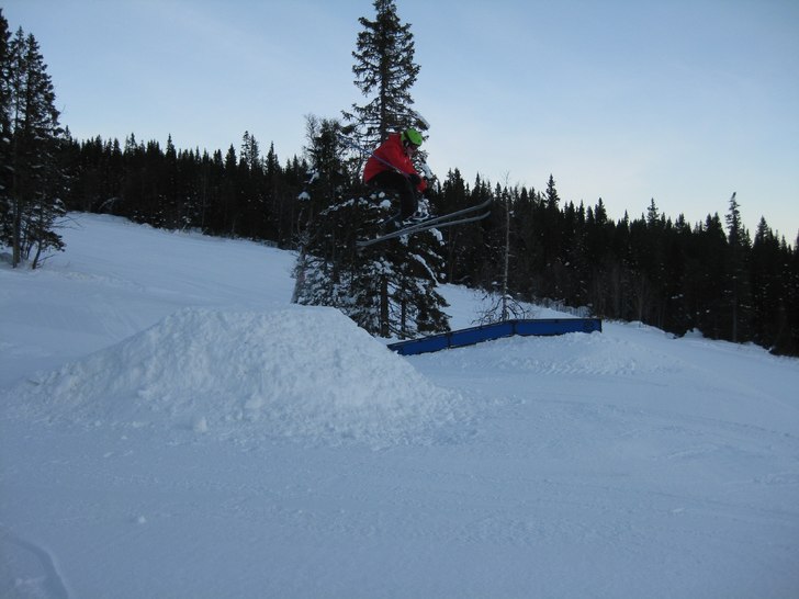Lite skoj i Bydalsfjällen.. Foto: Ingergerd Pettersson. Åkare: Pelle Pettersson.