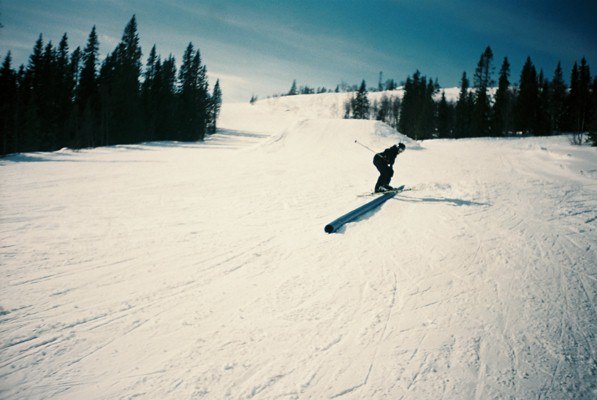 Jag railar, gick lagom fint just den gången.. Foto: Jan Boström. Åkare: Patrik Boström.