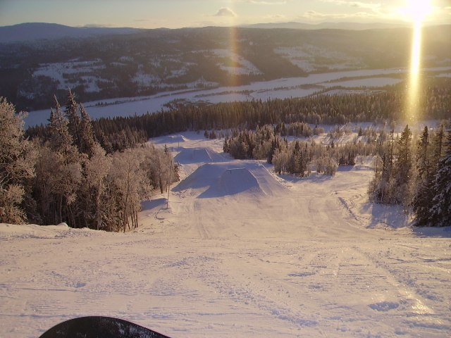 Svarta linjen i Bräcke. Foto: Andreas Lundberg.