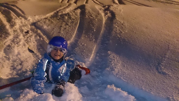 Pudder helg
Lørdag morgen er det -1 grad og det e.