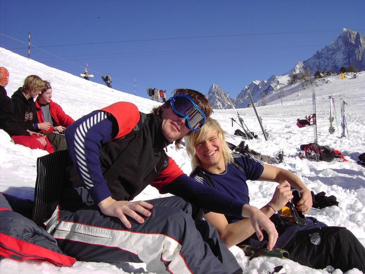 Jag och razz chillar i solen!. Foto: Nille. Åkare: Jag och Rasmus.