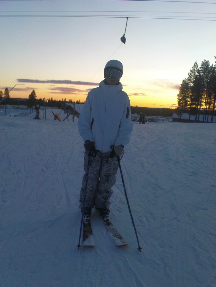 En chill dag i december. Beautiful sky, huh?. Foto: Okänd.