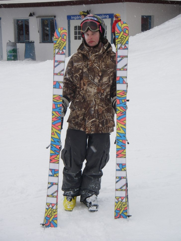 bild på mig;P. Foto: pappa. Åkare: Jesper.