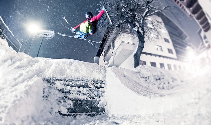 Hade kommit en hel del snö senaste dagarna så vi. Foto: Marcus Rönne. Åkare: Marco Ladner.