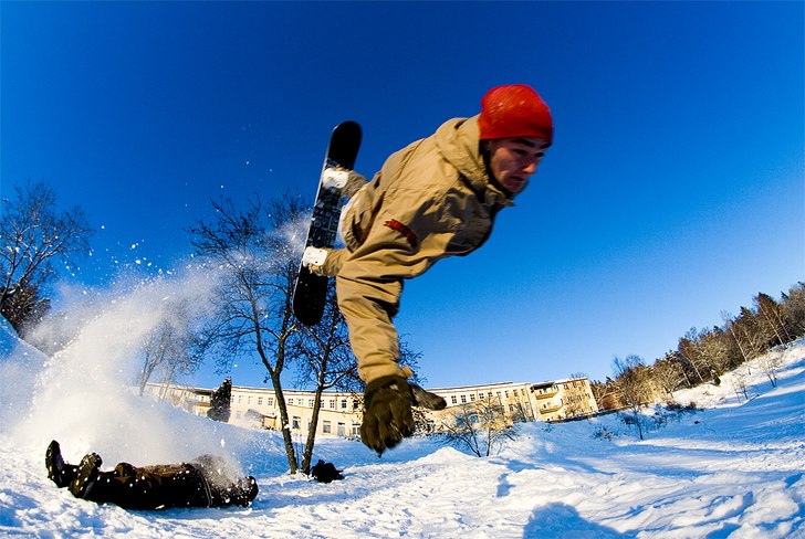 Alla bilder kan ju inte vara seriösa :). Foto: Jonas Axelsson. Åkare: Gabriele Stea.