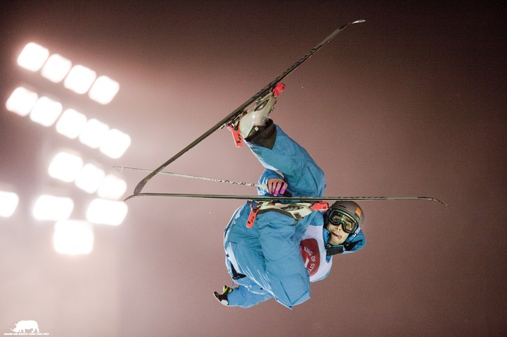 Kevin Rolland i sitt sista hopp under WinterJam p�. Foto: Håkan Nyberg. Åkare: Kevin Rolland.