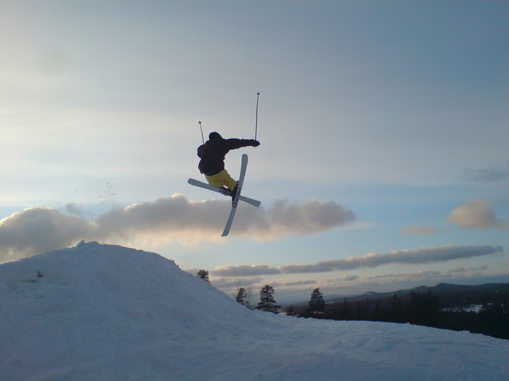 en liten tresextio!. Foto: Adam rosander. Åkare: Anton Olsson.