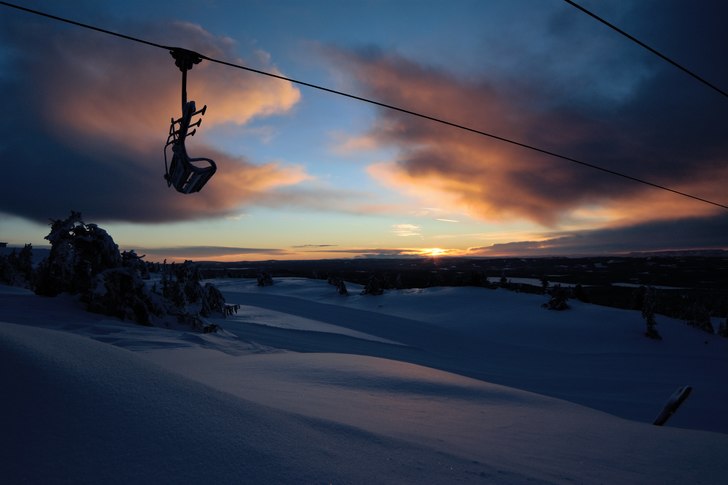 Nysnø og fantastisk flott i fjellet!
.