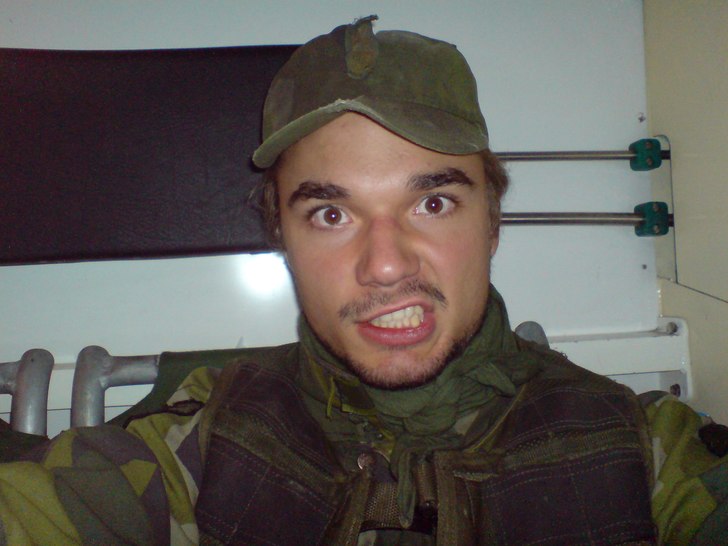 Jag i lumpen. Lägg märke till min brutna näsa. Foto: Jag.