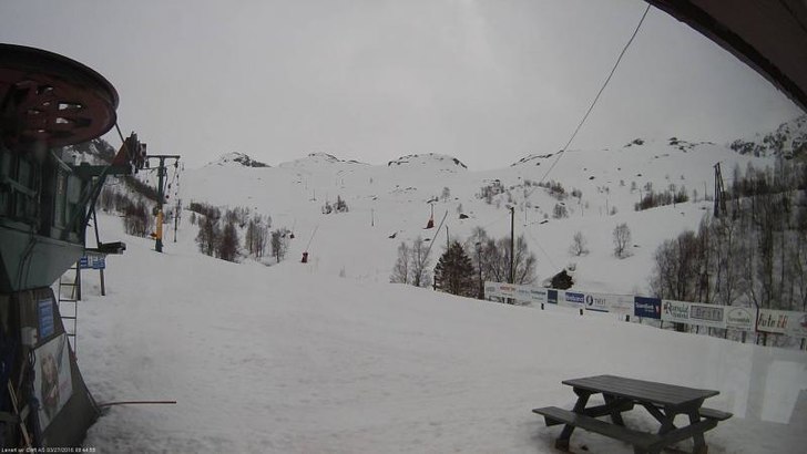 Stengt i dag pga. vær og føre forhold.
Pga. vind.