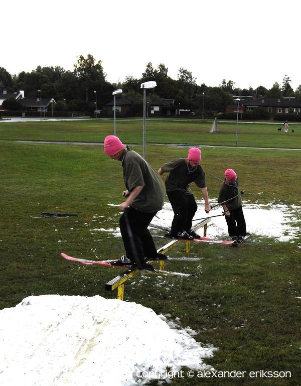 tricken sitter i mössan. Foto: ae. Åkare: Staffan Zackrisson.