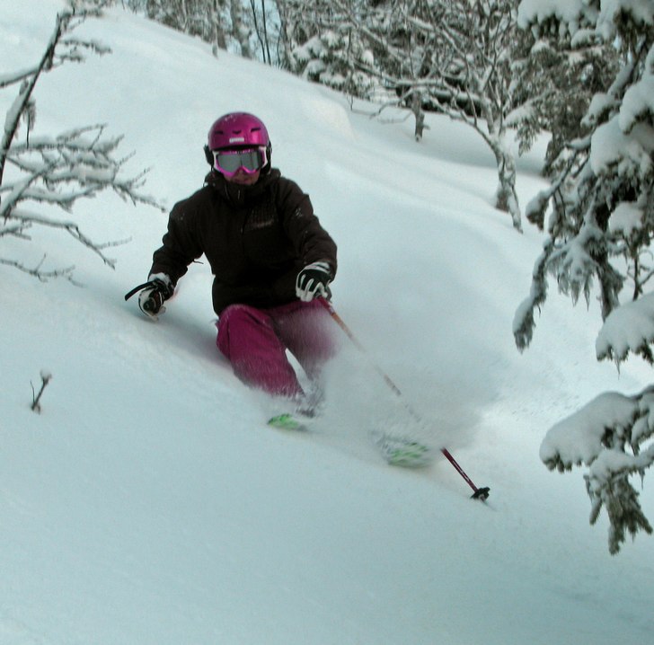Som en julafton ska vara ;). Foto: Joakim Torkelson. Åkare: Sara Torkelson.