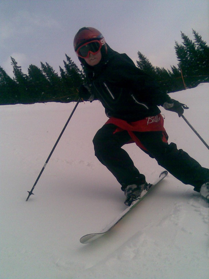 Is hela backen...bra stålkanter va ett nödvändi. Foto: Pappa Eriksson. Åkare: Alex.