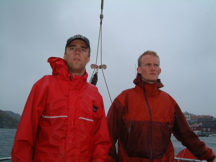 En regnig dag på västkusten.. Foto: Christian ??. Åkare: Jag och Johan.