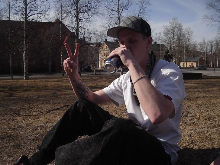 På väg på fest =). Foto: MadMike. Åkare: Mee.