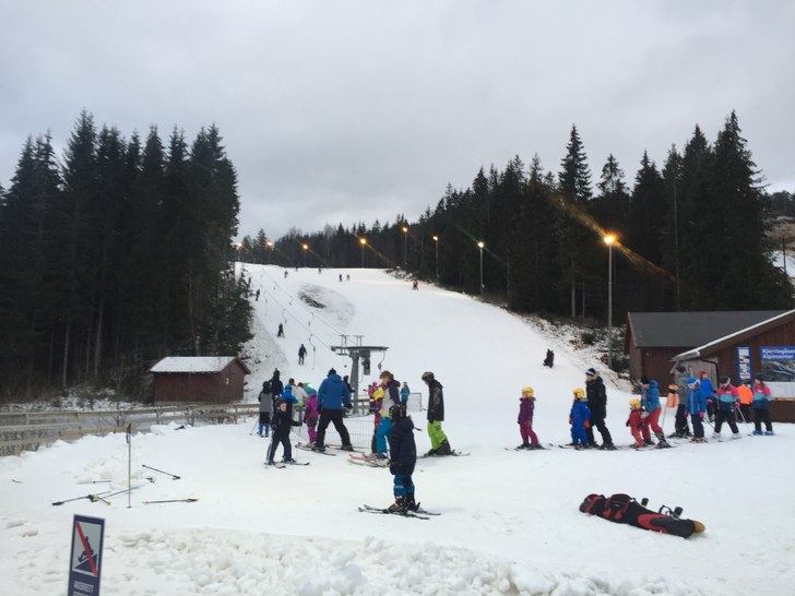 God stemning i bakken
.