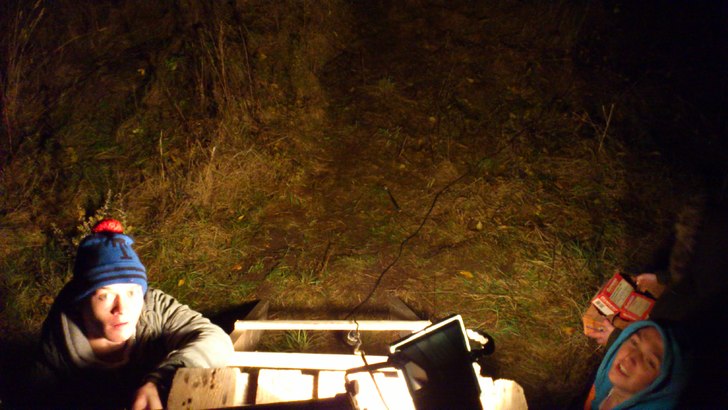 Mellan 2,5 till 3 meter högt ganska ok.. Foto: Broberg.