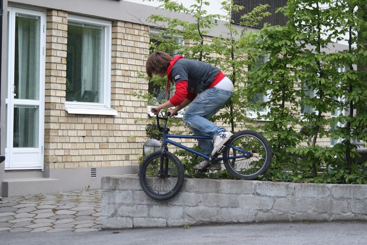 Riktigt fin grind!. Foto: Jag. Åkare: Christopher.