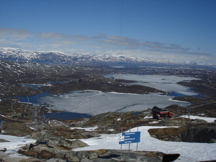 Utsikten, sista dagen på jobbet förra säsongen.. Foto: Sofia Wallström.