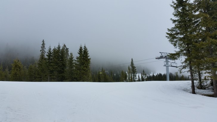 Klart for langfredag
Lett snøvær. Det ser ut til.