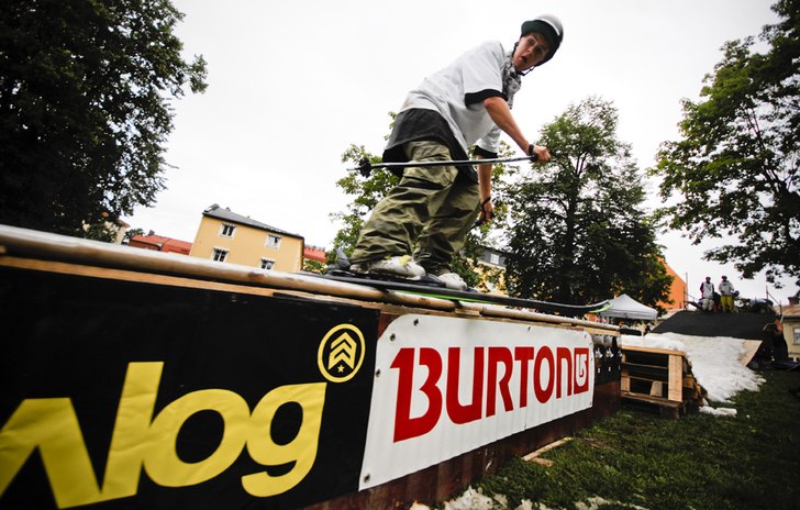 Såg en spindel på slutet av railen och blev lite. Foto: Anders Bergström. Åkare: Emil Westman.