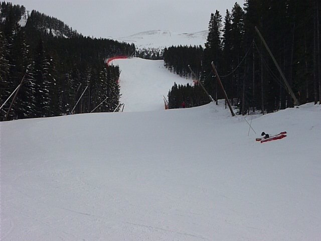 World Cup Downhill run at Lake Louise.. Foto: Jamie Hunter. Åkare: None.