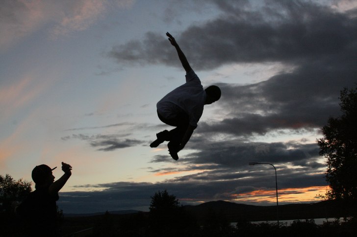 Härlig Höstkväll : ). Foto: Sebbe Carlsson. Åkare: Jag.